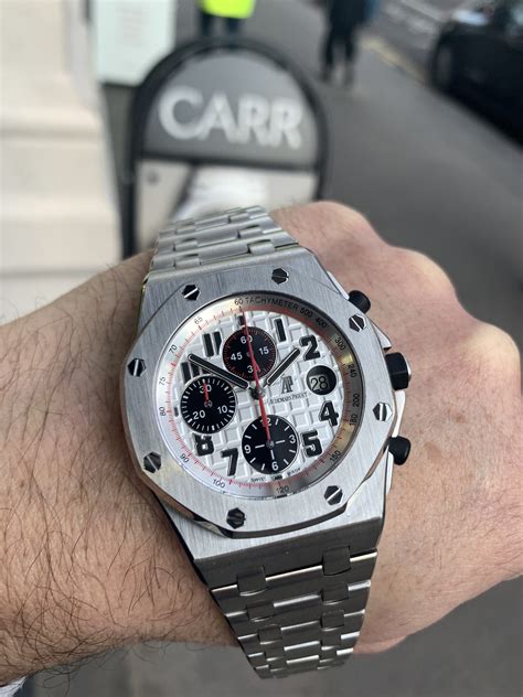 audemars piguet royal oak panda price|Audemars Piguet panda watch.